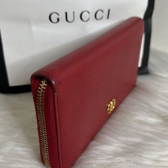 💯Authentic Gucci Marmont Zipped Around Long Wallet 🍀 - Picture 6 of 16